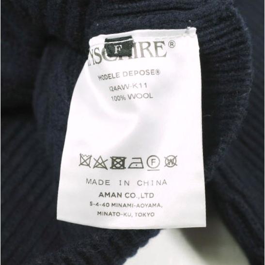 INSCRIRE アンスクリア 24AW Cropped cardigan ローゲージウールクロップドカーディガン I24AW-K11 Free NAVY ニット トップス g24132 |  | 07