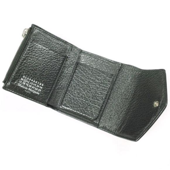 Maison Margiela 11 メゾンマルジェラ ENVELOPE WALLET 3つ折り財布 小銭入れ付き S56UI0136 P0399 Black レザーウォレット ユニセックス |  | 03