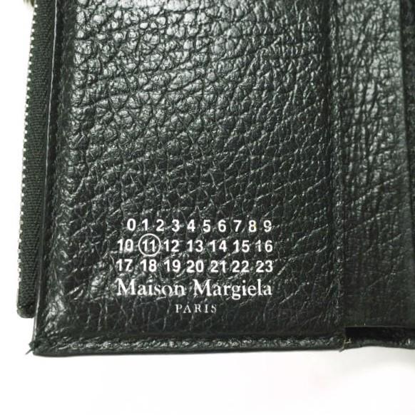 Maison Margiela 11 メゾンマルジェラ ENVELOPE WALLET 3つ折り財布 小銭入れ付き S56UI0136 P0399 Black レザーウォレット ユニセックス |  | 04