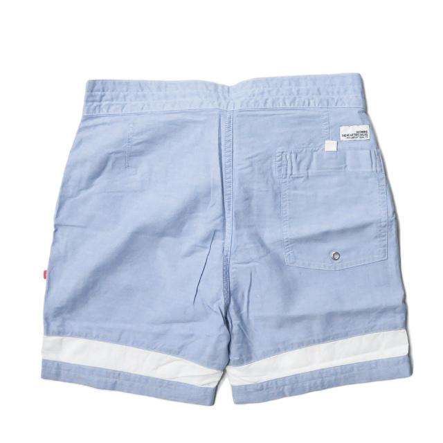 ベドウィン BEDWIN & THE HEARTBREAKERS 日本製 3/L OX BICOLOR PANTS FADED 「DIZZY」 バイカラースイムショーツ 14SB4306 1 SAX ショートパンツ ライン |  | 01