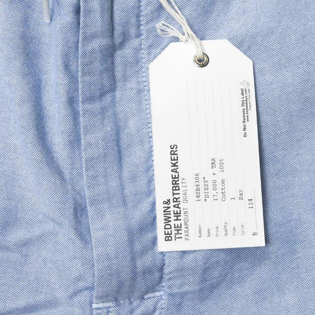 ベドウィン BEDWIN & THE HEARTBREAKERS 日本製 3/L OX BICOLOR PANTS FADED 「DIZZY」 バイカラースイムショーツ 14SB4306 1 SAX ショートパンツ ライン |  | 05