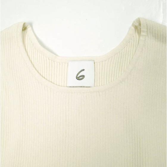 6 ROKU BEAUTY＆YOUTH UNITED ARROWS ロク ビューティーアンドユース ユナイテッドアローズ リブタンクトップ 8618-199-0141 Free ベージュ |  | 04
