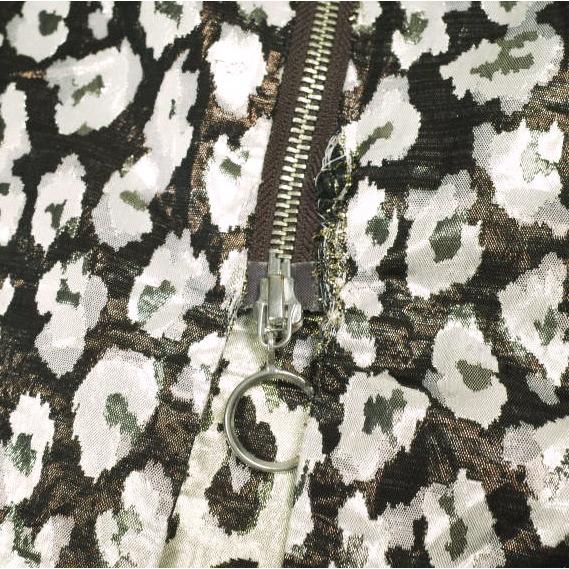 PHEENY フィーニー 日本製 Leopard Jacquared Font Zip Skirt レオパードラメスカート PA17-SK03 2 BROWN ボトムス g24163 |  | 06