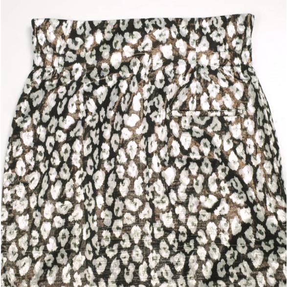 PHEENY フィーニー 日本製 Leopard Jacquared Font Zip Skirt レオパードラメスカート PA17-SK03 2 BROWN ボトムス g24163 |  | 07