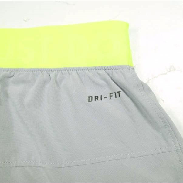 NIKE ナイキ DRI-FIT ツートーントレーニングショートパンツ 613633-066 M グレー/ライムグリーン ショーツ RUNNING ボトムス g24164 |  | 06