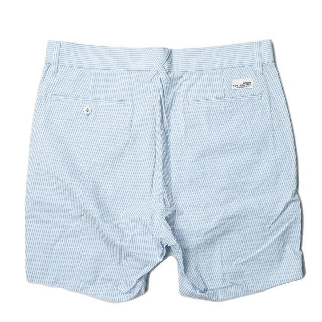 新品 BEDWIN ＆ THE HEARTBREAKERS ベドウィン 4/L SEERSUCKER PANTS 「MANI」 シアサッカーストライプショーツ 3 SAX パンツ g2416 |  | 01