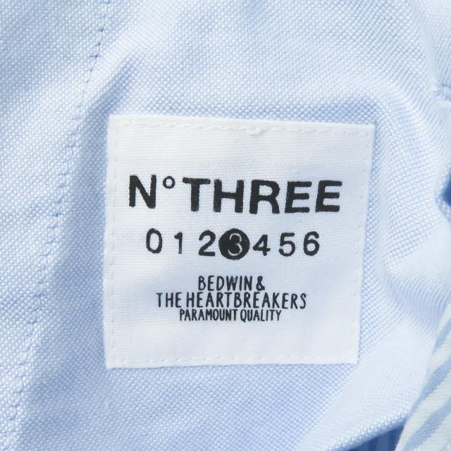 新品 BEDWIN ＆ THE HEARTBREAKERS ベドウィン 4/L SEERSUCKER PANTS 「MANI」 シアサッカーストライプショーツ 3 SAX パンツ g2416 |  | 11