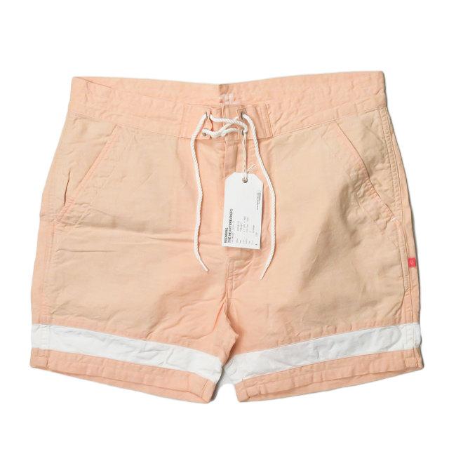 新品 BEDWIN ＆ THE HEARTBREAKERS ベドウィン 3/L OX BICOLOR PANTS FADED 「DIZZY」 バイカラースイムショーツ 3 オレンジ パンツ g2418 | 