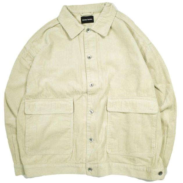 新品 Danke Schon ダンケシェーン 25AW WEB＆DEPOT限定 CORDUROY COVERALLS コーデュロイ カバーオール UNS25139-OT L ベージュ ジャケット | 
