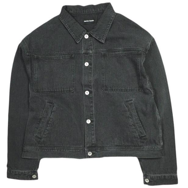 新品 Danke Schon ダンケシェーン 25AW WEB＆DEPOT限定 DENIM JACKET オーバーサイズ デニムジャケット UNS25135-OT L ブラック Gジャン | 