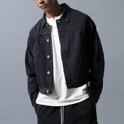 新品 Danke Schon ダンケシェーン 25AW WEB＆DEPOT限定 DENIM JACKET オーバーサイズ デニムジャケット UNS25135-OT L ブラック Gジャン |  | 02