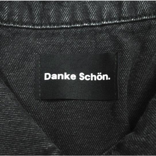 新品 Danke Schon ダンケシェーン 25AW WEB＆DEPOT限定 DENIM JACKET オーバーサイズ デニムジャケット UNS25135-OT L ブラック Gジャン |  | 03