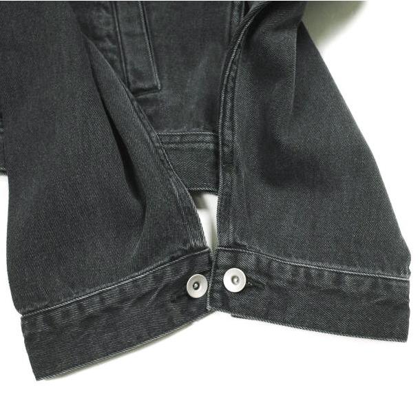 新品 Danke Schon ダンケシェーン 25AW WEB＆DEPOT限定 DENIM JACKET オーバーサイズ デニムジャケット UNS25135-OT L ブラック Gジャン |  | 06