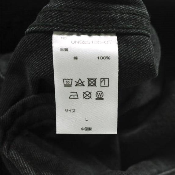新品 Danke Schon ダンケシェーン 25AW WEB＆DEPOT限定 DENIM JACKET オーバーサイズ デニムジャケット UNS25135-OT L ブラック Gジャン |  | 07
