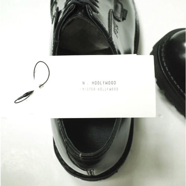 新品 N.HOOLYWOOD COMPILE LINE x Danner エヌハリウッド ダナー 別注 POSTMAN SHOES ポストマンシューズ SE06peg US8(26cm) BLACK |  | 04