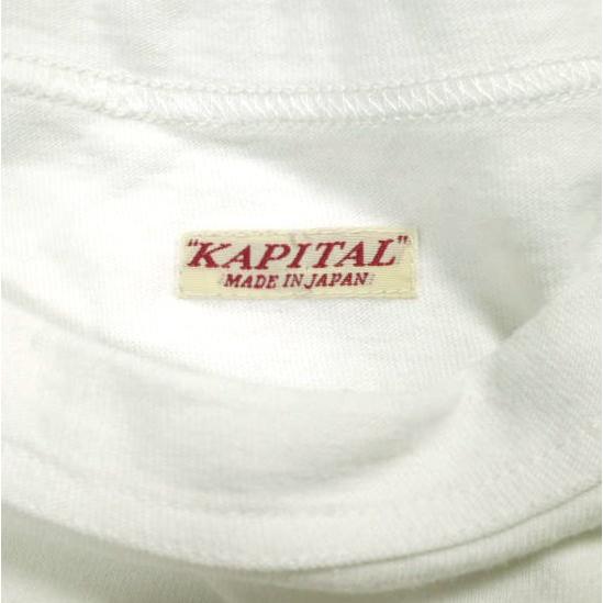 KAPITAL キャピタル 25SS 日本製 20/-天竺ルーキークルーT (PECKISH KAPpt) K2505SC209 XL WHITE/PINK 半袖 Tシャツ トップス g24195 |  | 02