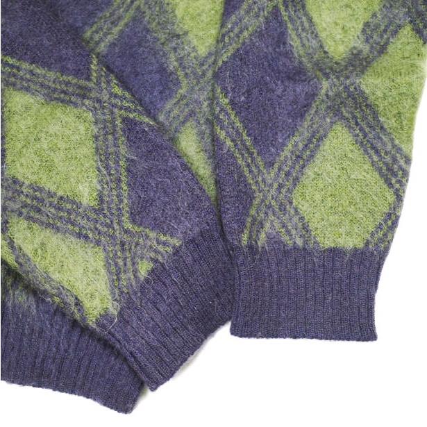 Needles ニードルス 23AW 日本製 Mohair Cardigan - Argyle