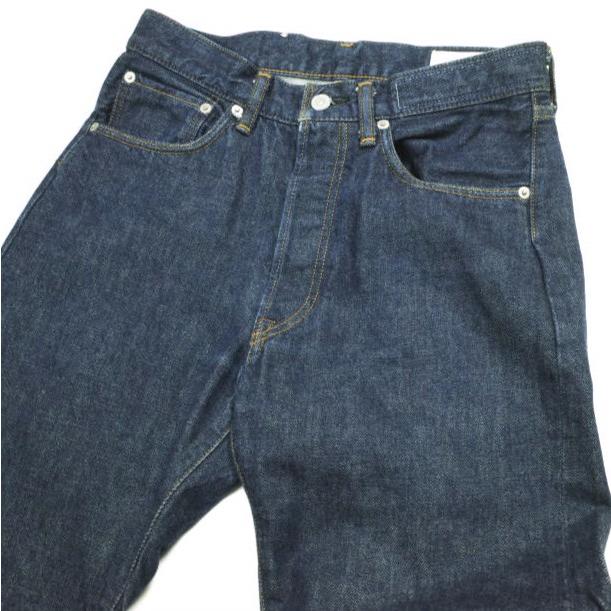 KURO x CITYSHOP クロ シティショップ 22AW 別注 日本製 クラッシュ加工 セルビッチデニムパンツ 28 Indigo ボタンフライ ジーンズ DENIM |  | 03