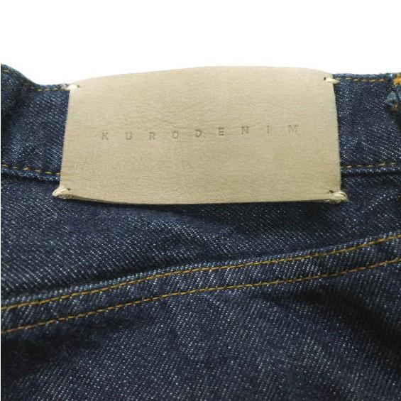 KURO x CITYSHOP クロ シティショップ 22AW 別注 日本製 クラッシュ加工 セルビッチデニムパンツ 28 Indigo ボタンフライ ジーンズ DENIM |  | 07