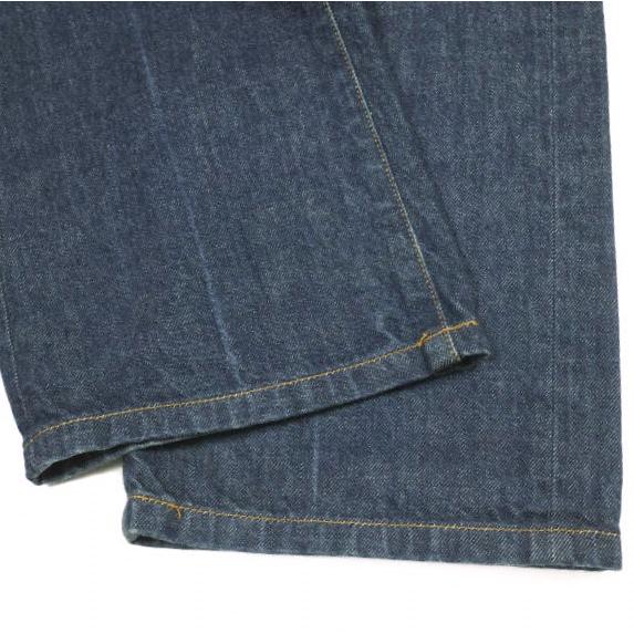 KURO x CITYSHOP クロ シティショップ 22AW 別注 日本製 クラッシュ加工 セルビッチデニムパンツ 28 Indigo ボタンフライ ジーンズ DENIM |  | 08