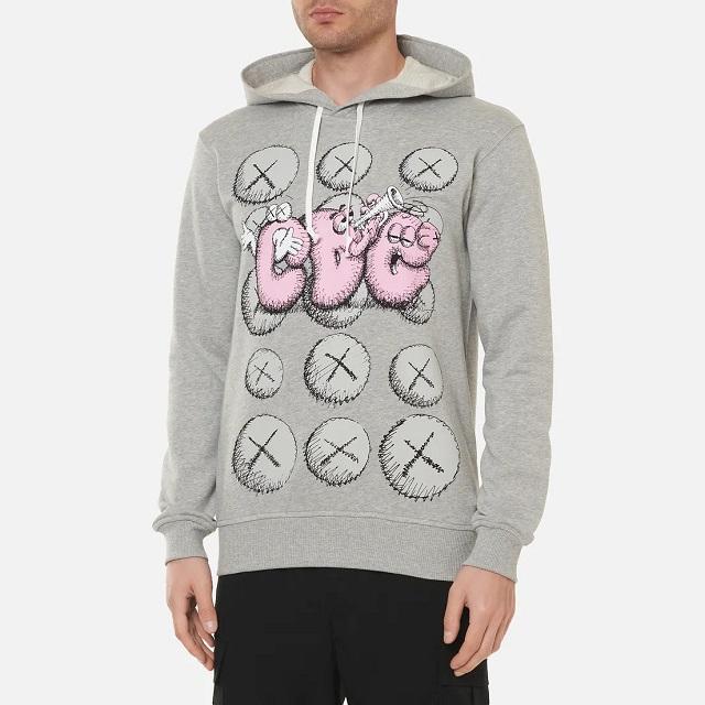 COMME des GARCONS SHIRT x KAWS コムデギャルソンシャツ カウズ 21AW PRINTED HOODIE 裏毛 スウェットプルオーバーパーカー FH-T001 M |  | 02
