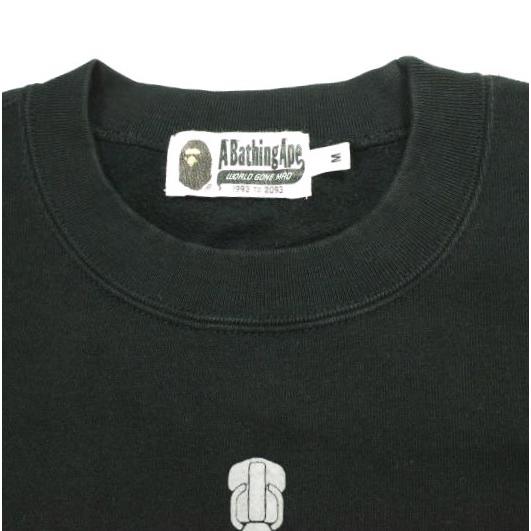 A BATHING APE ア ベイシング エイプ SHARK CREWNECK SWEATSHIRT シャーククルーネックスウェット 001SWG801021X M BLACK 裏起毛 BAPE WGM |  | 03