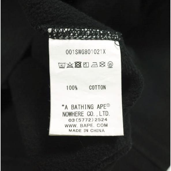 A BATHING APE ア ベイシング エイプ SHARK CREWNECK SWEATSHIRT シャーククルーネックスウェット 001SWG801021X M BLACK 裏起毛 BAPE WGM |  | 06