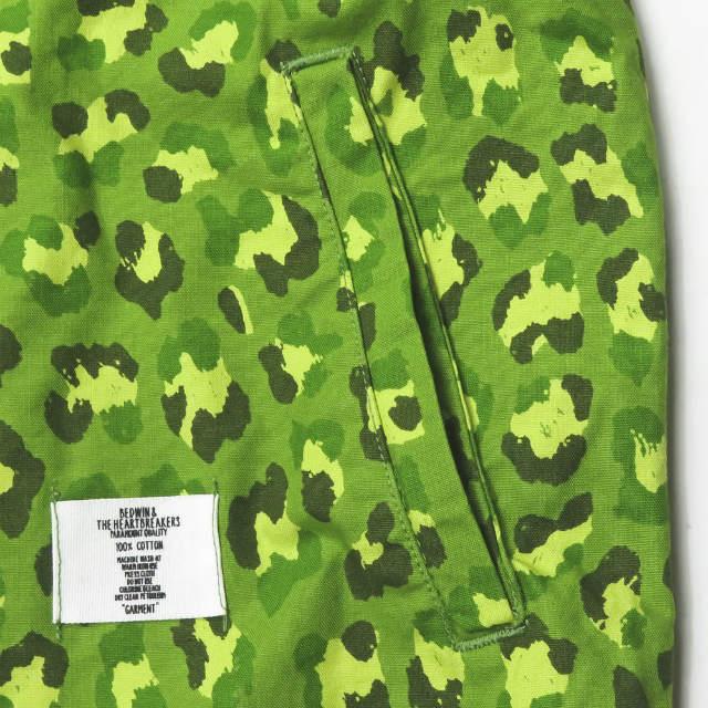 ベドウィン BEDWIN & THE HEARTBREAKERS OG LEOPARD JKT FD 「REYNOLDS」 レオパードカモフラージュ スウィングトップブルゾン 1 グリーン ジャケット |  | 06
