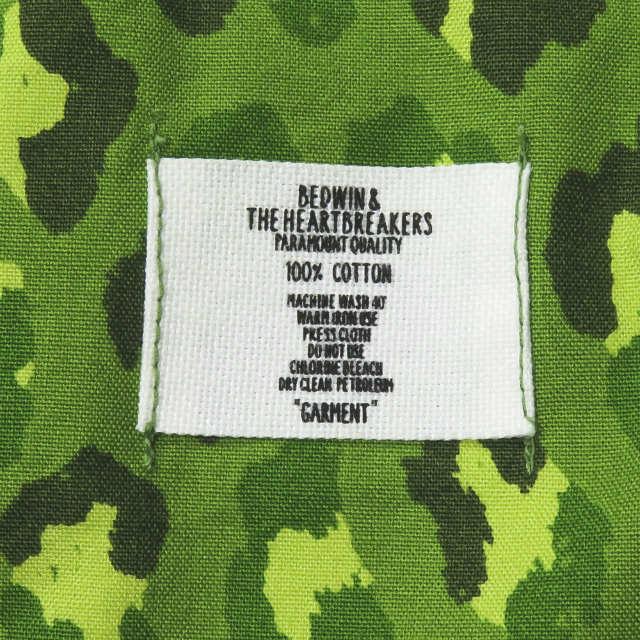 ベドウィン BEDWIN & THE HEARTBREAKERS OG LEOPARD JKT FD 「REYNOLDS」 レオパードカモフラージュ スウィングトップブルゾン 1 グリーン ジャケット |  | 07