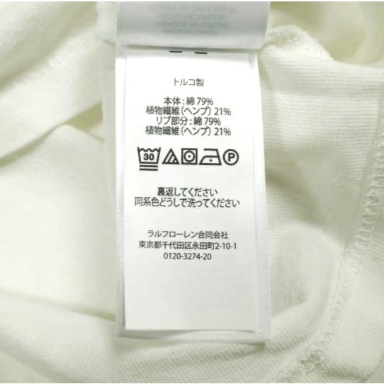 RRL ダブルアールエル 25SS ロゴコットンヘンプジャージーTシャツ