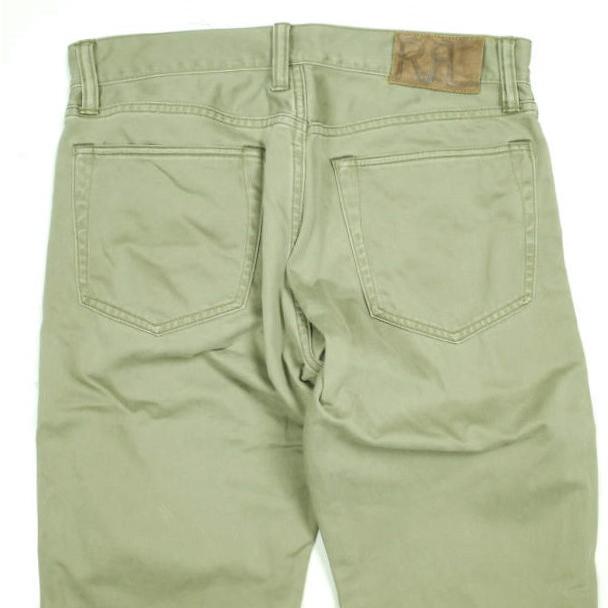 RRL ダブルアールエル SLIM FIT HEAVY SATEEN PANTS スリムフィットヘビーサテンパンツ 782504847003 29 WASH OLIVE Double RL g24224 |  | 04