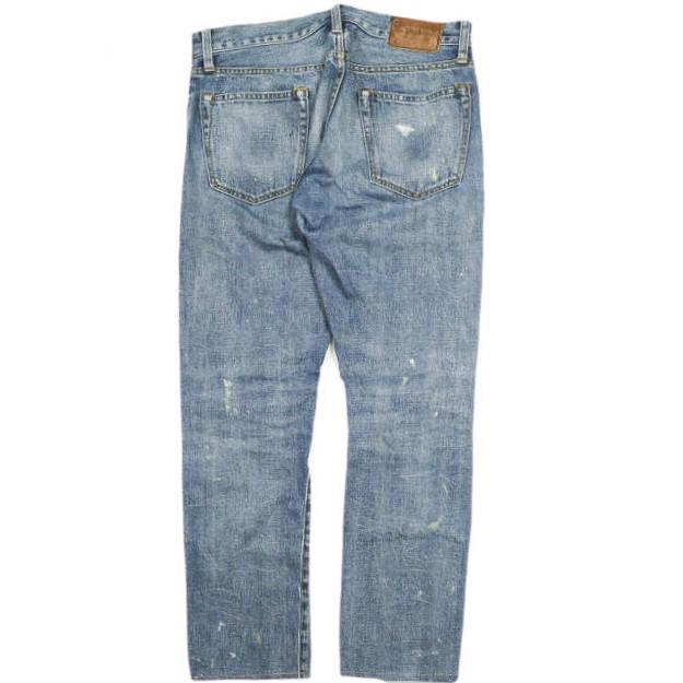 POLO RALPH LAUREN ポロ・ラルフローレン Sullivan Slim Jeans Paint Distressed ペイントスリムデニムパンツ 710638424001 30 ジーンズ |  | 01
