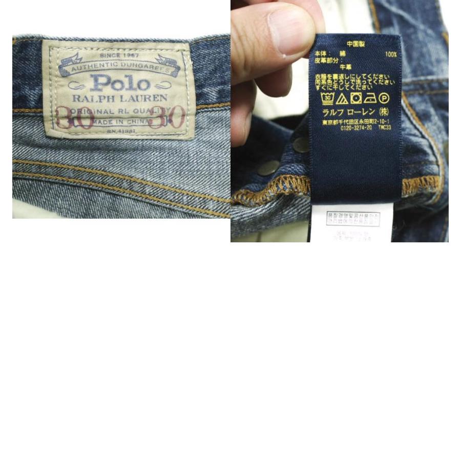 POLO RALPH LAUREN ポロ・ラルフローレン Sullivan Slim Jeans Paint Distressed ペイントスリムデニムパンツ 710638424001 30 ジーンズ |  | 09