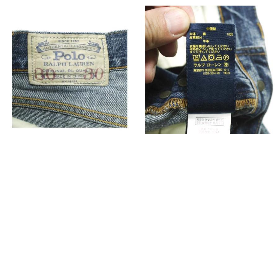 POLO RALPH LAUREN ポロ・ラルフローレン Sullivan Slim Jeans Paint Distressed ペイントスリムデニムパンツ 710638424001 30 ジーンズ |  | 09