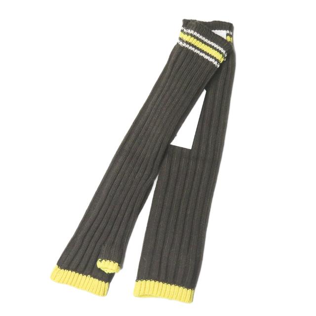 ベドウィン BEDWIN MITTEN GLOVE "FRANZ" ミトングローブ ブラウン/イエロー フィンガーレス 手袋 アームウォーマー ライン | 