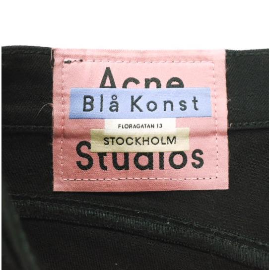 Acne Studios Bla Konst アクネ ストゥディオズ ブロコンスト イタリア製 5ポケットスキニーデニムパンツ 1152-343-0194 28 ブラック |  | 02