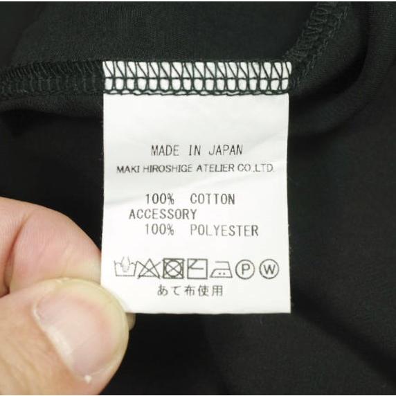 gomme ゴム 24SS 日本製 ファインスムースサイドギャザーＴ GGT41-116 M BLACK 半袖 Tシャツ カットソー トップス g24243 |  | 06