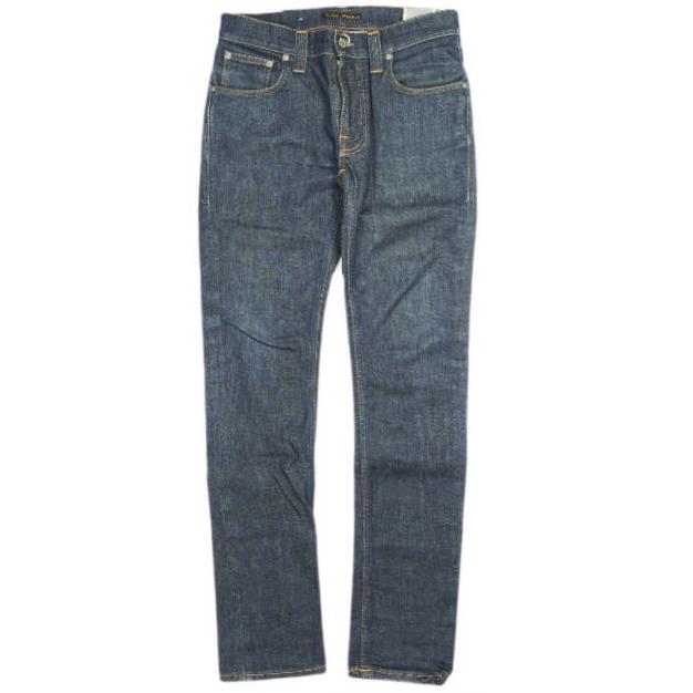 Nudie Jeans ヌーディージーンズ イタリア製 THIN FINN DRY STRETCH スリムフィット ストレッチデニムパンツ NJ2971 29 INDIGO スキニー | 