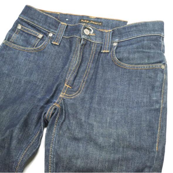 Nudie Jeans ヌーディージーンズ イタリア製 THIN FINN DRY STRETCH スリムフィット ストレッチデニムパンツ NJ2971 29 INDIGO スキニー |  | 02