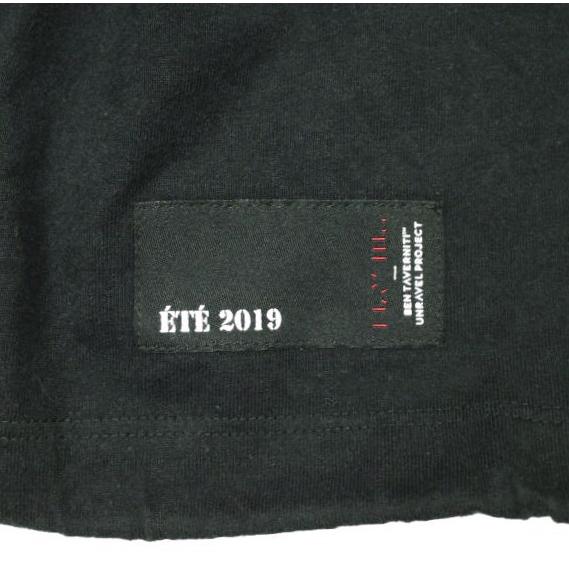 UNRAVEL PROJECT アンレーベルプロジェクト JERSEY DRAWSTRING HOODIE ワッフルレイヤード プルオーバーパーカー S ブラック BEN TAVERNITI |  | 05