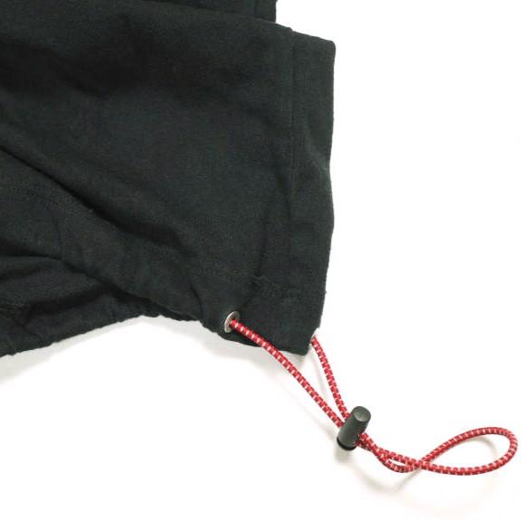 UNRAVEL PROJECT アンレーベルプロジェクト JERSEY DRAWSTRING HOODIE ワッフルレイヤード プルオーバーパーカー S ブラック BEN TAVERNITI |  | 06