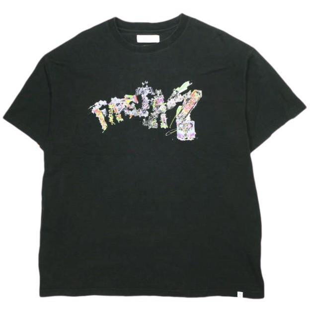 FACETASM x ROYAL FLASH ファセッタズム 23SS 別注 BOREDOMS BIG TEE オーバーサイズグラフィックTシャツ ABH-TEE-U21 5 BLACK g24273 | 