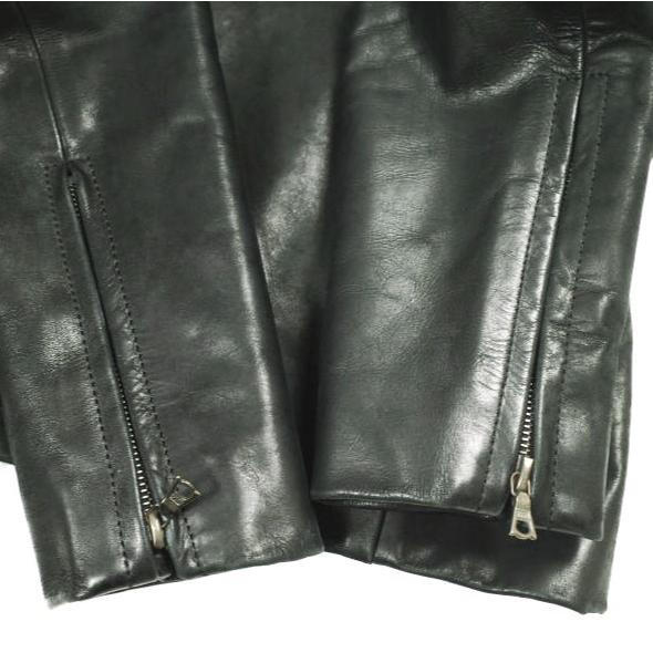 wjk ダブルジェイケイ 日本製 カウレザーシングルライダースジャケット