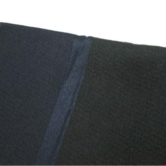 BALENCIAGA バレンシアガ イタリア製 ウールシルク バイカラーマフラー BLACK/NAVY ライン ストール g24284 |  | 02