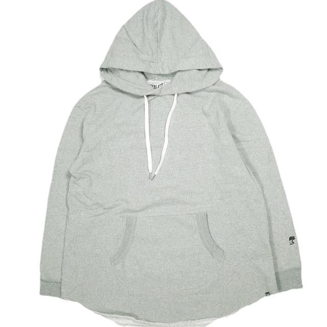 EVERLAST エバーラスト PULLOVER HOODIE 裏毛 スウェットプルオーバーパーカー M グレー カットオフ トップス g24294 | 