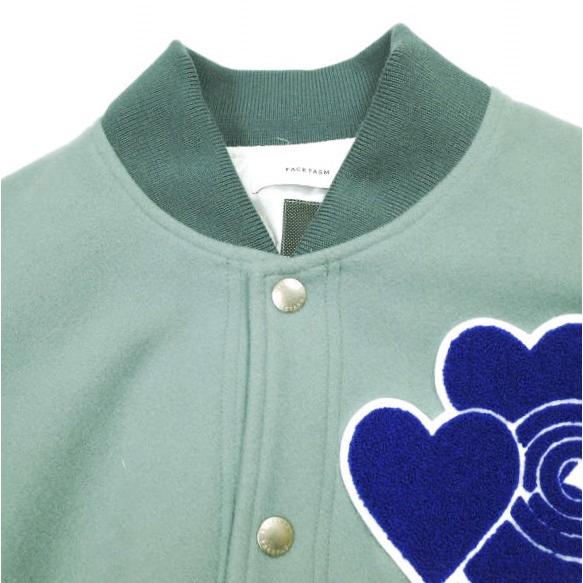 FACETASM x COIN PARKING DELIVERY x ROYAL FLASH 24AW 6着限定 LOVE PATCH STADIUM JACKET 袖レザースタジャン 4 定価253,000円 |  | 03