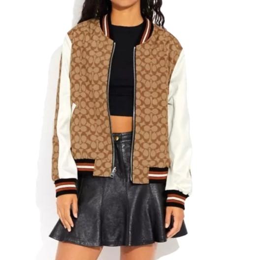 COACH コーチ リバーシブル シグネチャー スーベニアジャケット ストロベリーエンブロイダリー CG460 S BLACK/WHITE イチゴ スカジャン |  | 05