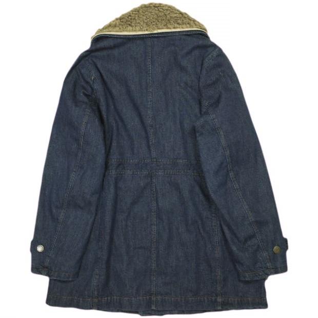 HYSTERIC GLAMOUR ヒステリックグラマー 日本製 ファーカラーAラインデニムコート 01223AC03 Free Indigo Blue ボア アウター g24312 |  | 01