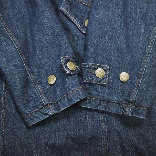 HYSTERIC GLAMOUR ヒステリックグラマー 日本製 ファーカラーAラインデニムコート 01223AC03 Free Indigo Blue ボア アウター g24312 |  | 05