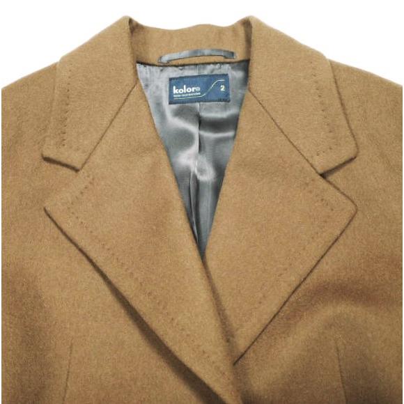kolor カラー 20AW 日本製 ウールカシミヤドッキングジャケット 20WCL-J05110 2 CAMEL 2B テーラード レイヤード アウター g24313 |  | 03